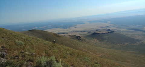 Photo of field data collection for the AIM project, by Caitlin Lawrence, INR